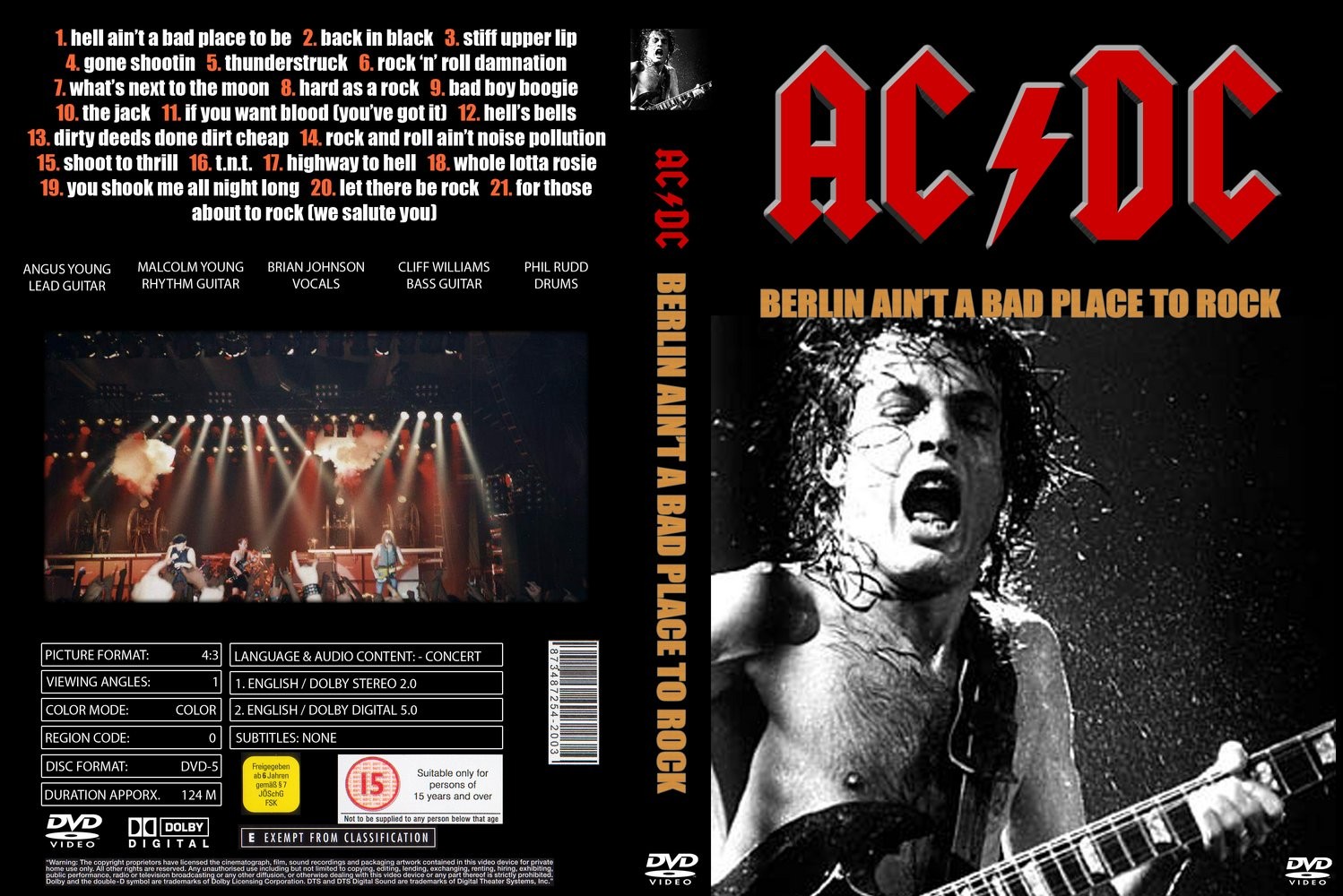 BANCA DO ROCK Rock Concert DVD: 1156 - DVD AC DC 2003 - BOOTLEG
